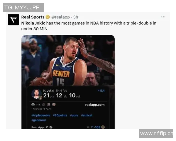 掘金官方两次失误NBA官方最终确认约基奇三双数据为27分12篮板11助攻